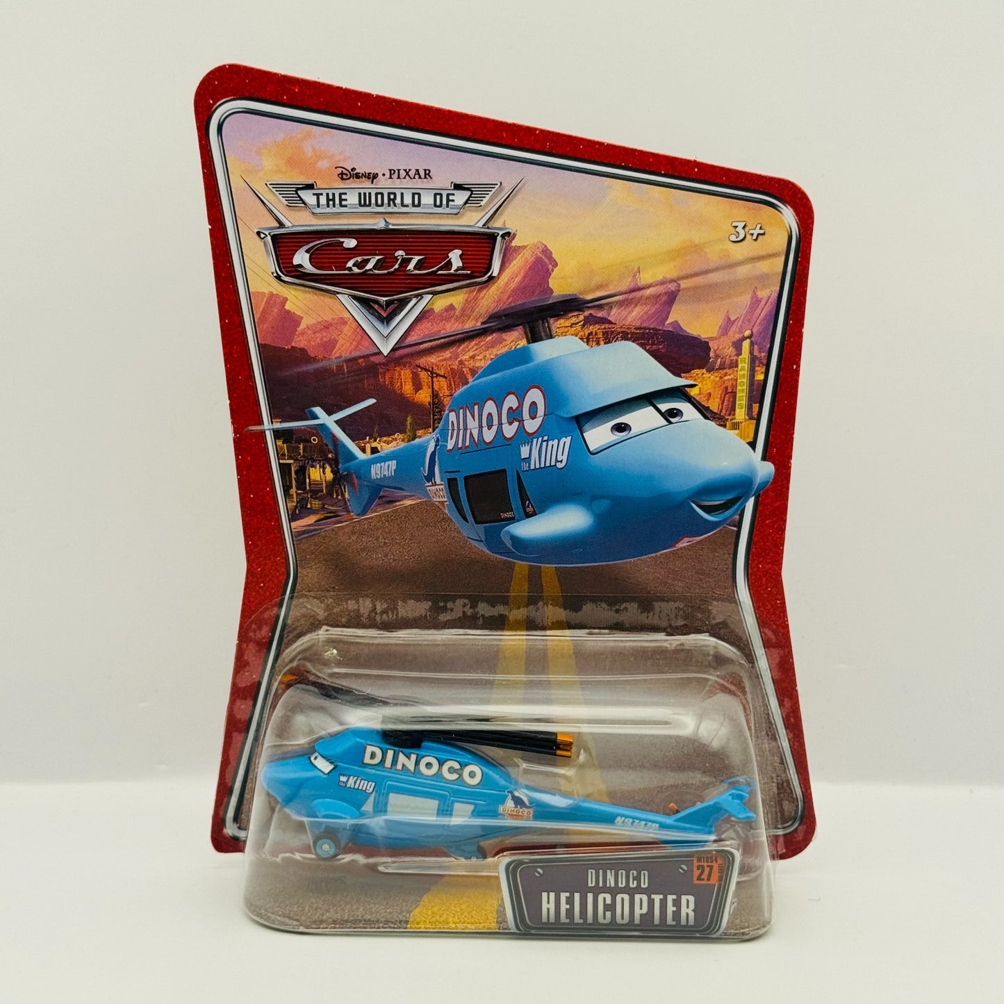 Disney Pixar Cars - DINOCO HELICOPTER ROTOR TURBOSKY World of Cars -1:55 Diecast