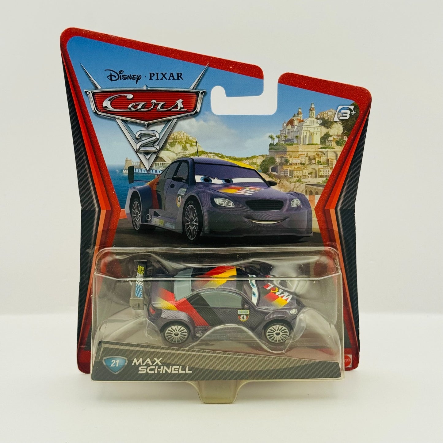 Disney Pixar Cars - MAX SCHNELL (MERCEDES C CLASS) Cars 2 2011 - 1:55 Diecast