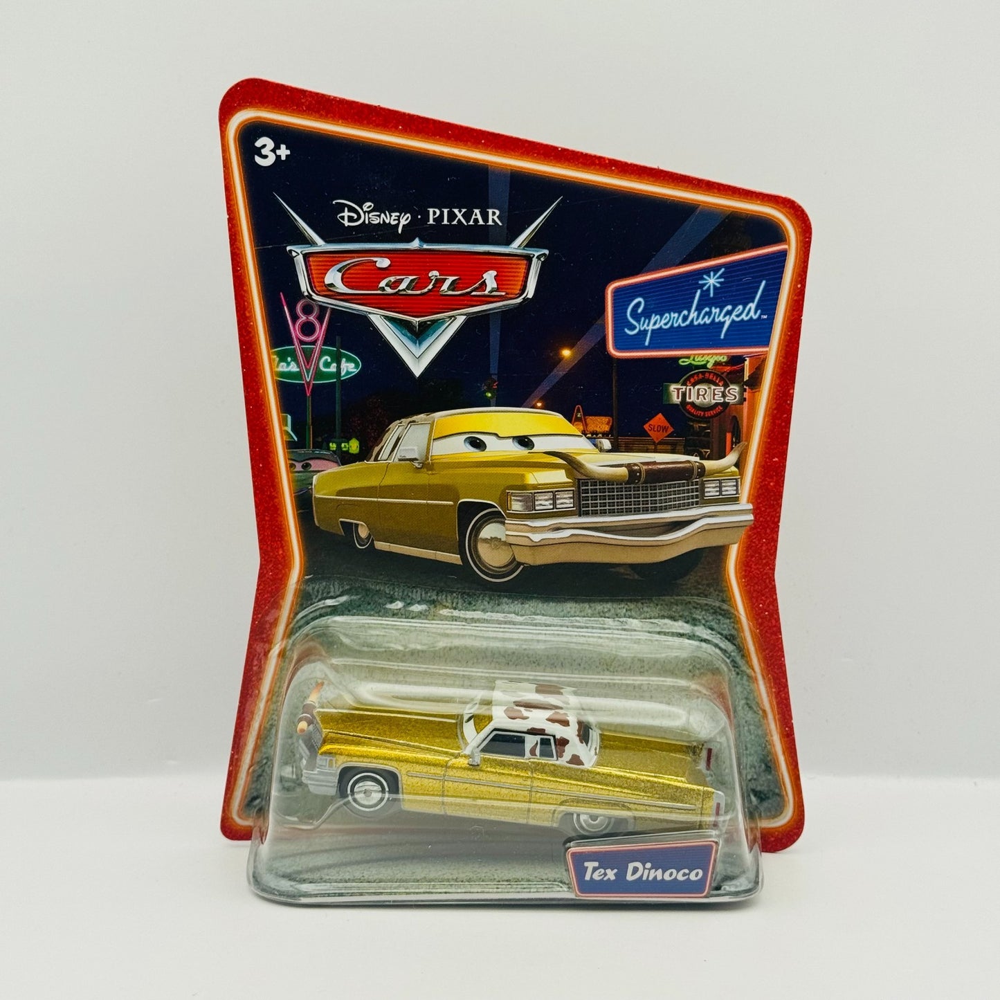Disney Pixar Cars - TEX DINOCO Supercharged 2007 - 1:55 Diecast