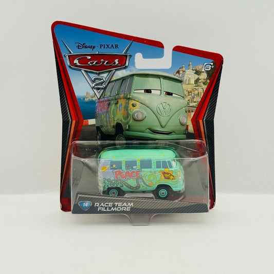 Disney Pixar Cars - RACE TEAM FILLMORE Cars 2 2011 - 1:55 Diecast