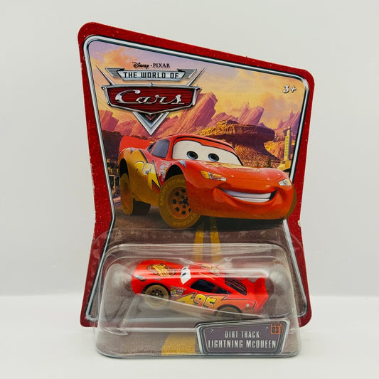 Disney Pixar Cars - DIRT TRACK MCQUEEN World of Cars 2008 - 1:55 Diecast