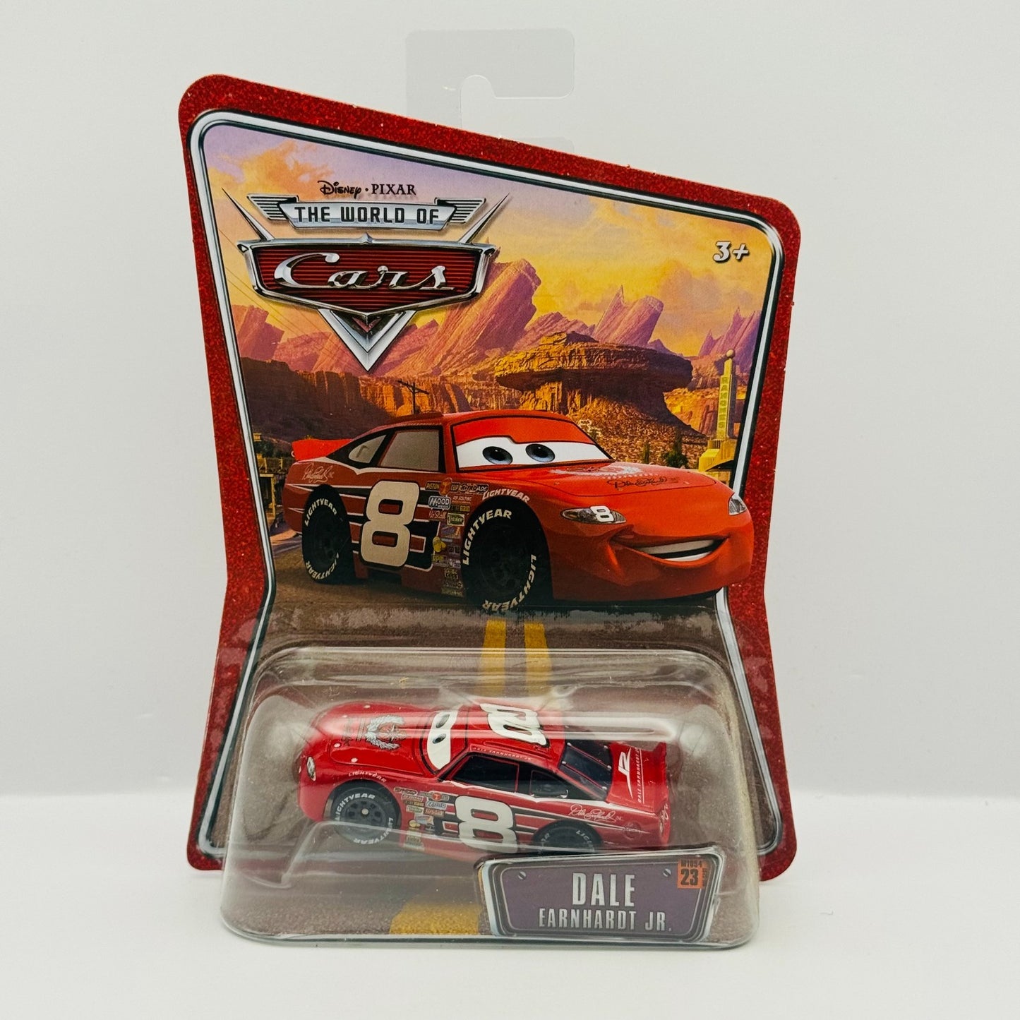 Disney Pixar Cars - DALE EARNHARDT JR BUDWEISER World of Cars 2008- 1:55 Diecast