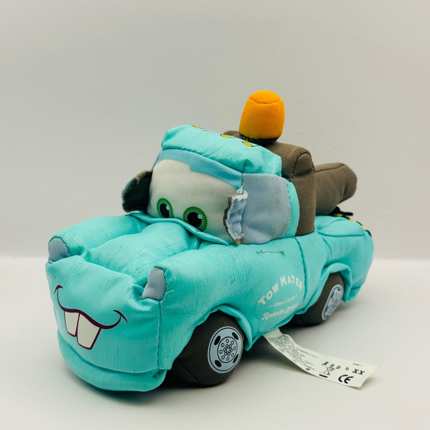 Disney Pixar Cars - SMACK & YAK PLUSH BRAND NEW MATER BLUE - *No Sound* 2006