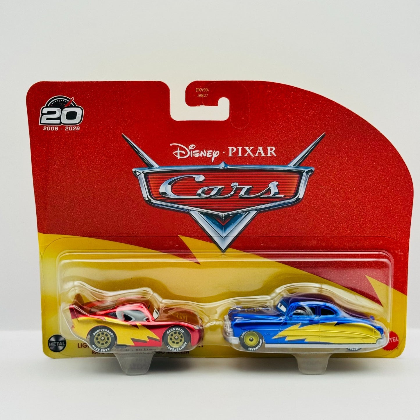 Disney Pixar Cars - 20TH ANNIVERSARY METALLIC MCQUEEN & DOC 2026 - 1:55 Diecast