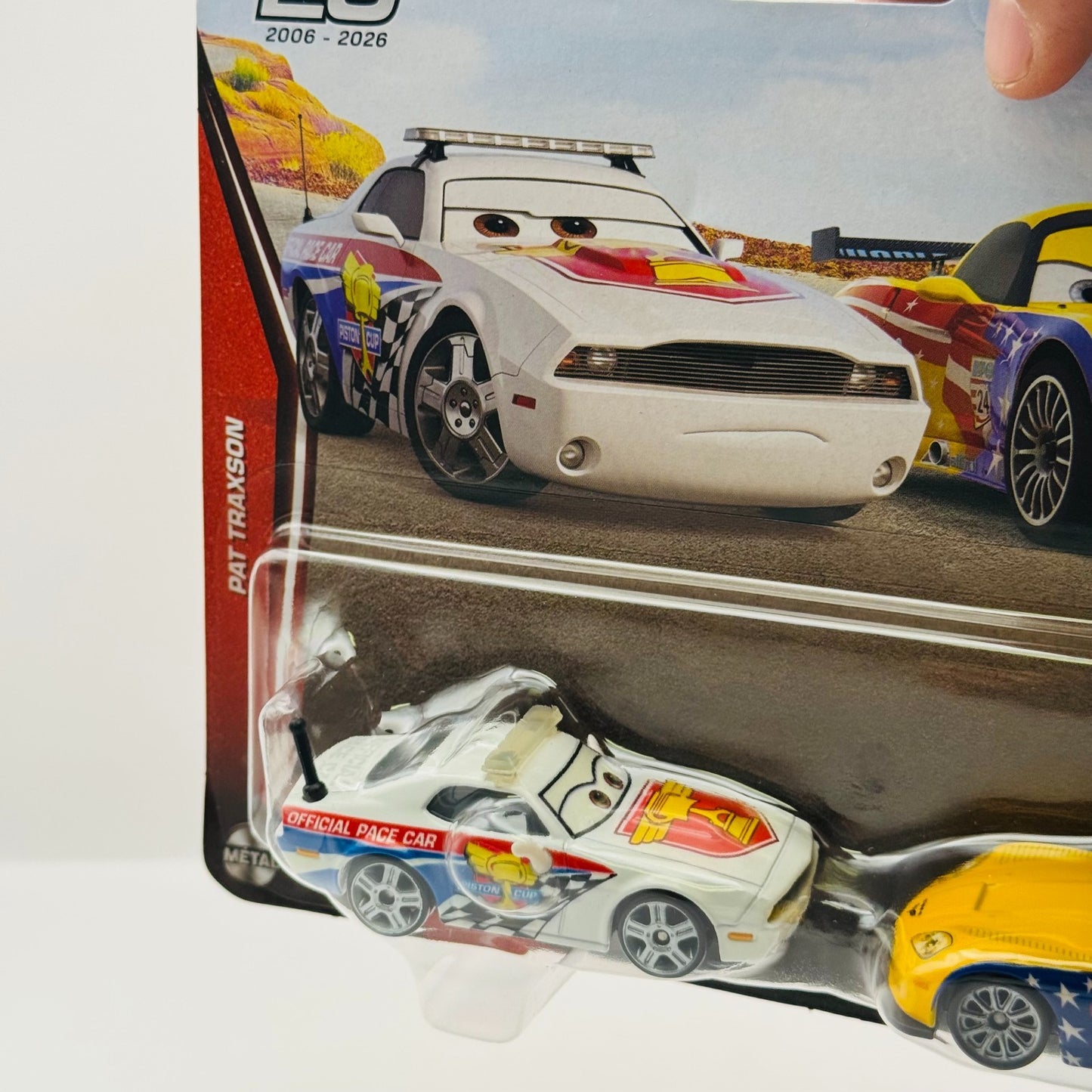 Disney Pixar Cars - PAT TRAXSON & JEFF GORVETTE WGP 20TH 2026 - 1:55 Diecast