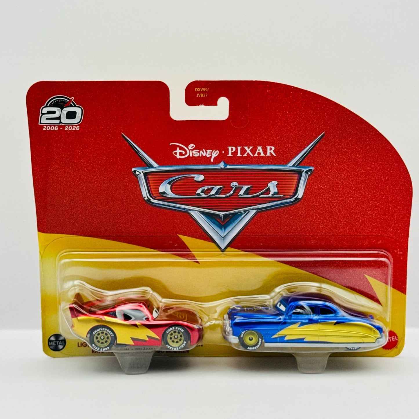 Disney Pixar Cars - 20TH ANNIVERSARY METALLIC MCQUEEN & DOC 2026 - 1:55 Diecast