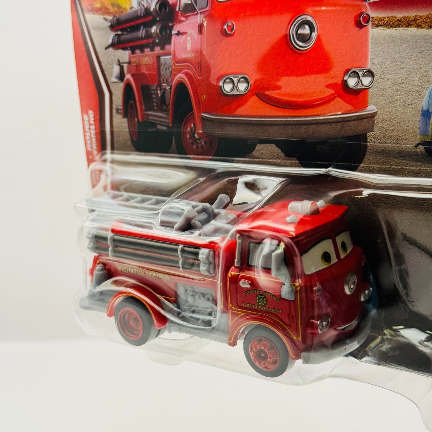 Disney Pixar Cars - RED FIRETRUCK & GUIDO - 1:55 Diecast
