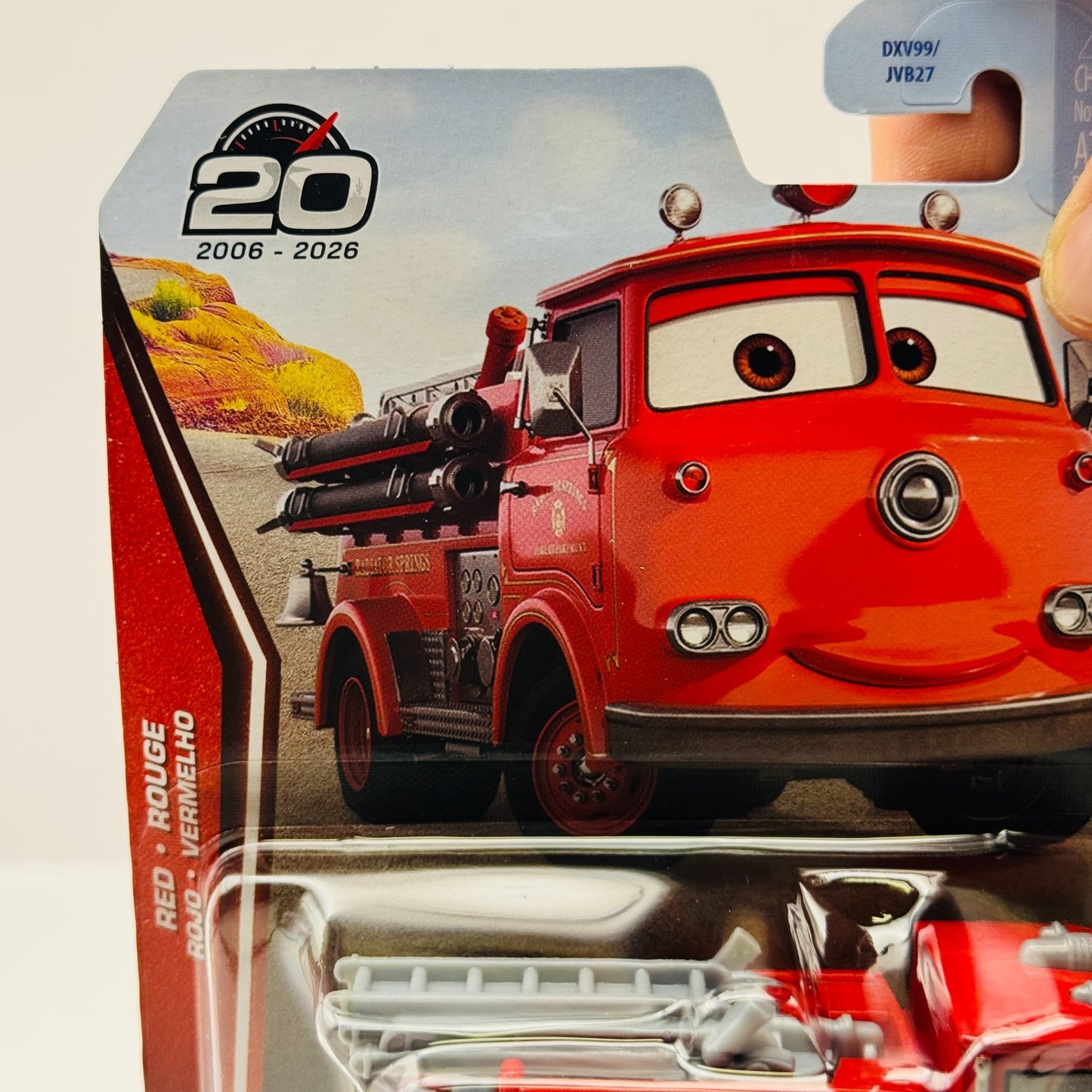 Disney Pixar Cars - RED FIRETRUCK & GUIDO - 1:55 Diecast