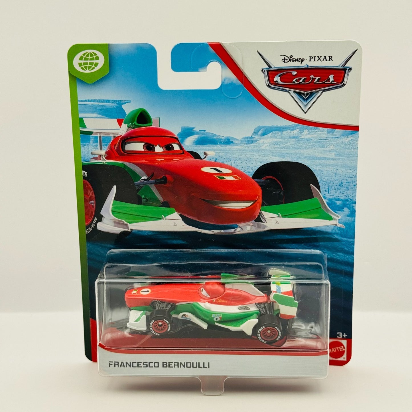Disney Pixar Cars - FRANCESCO BERNOULLI WGP Blue Desert 2020 - 1:55 Diecast