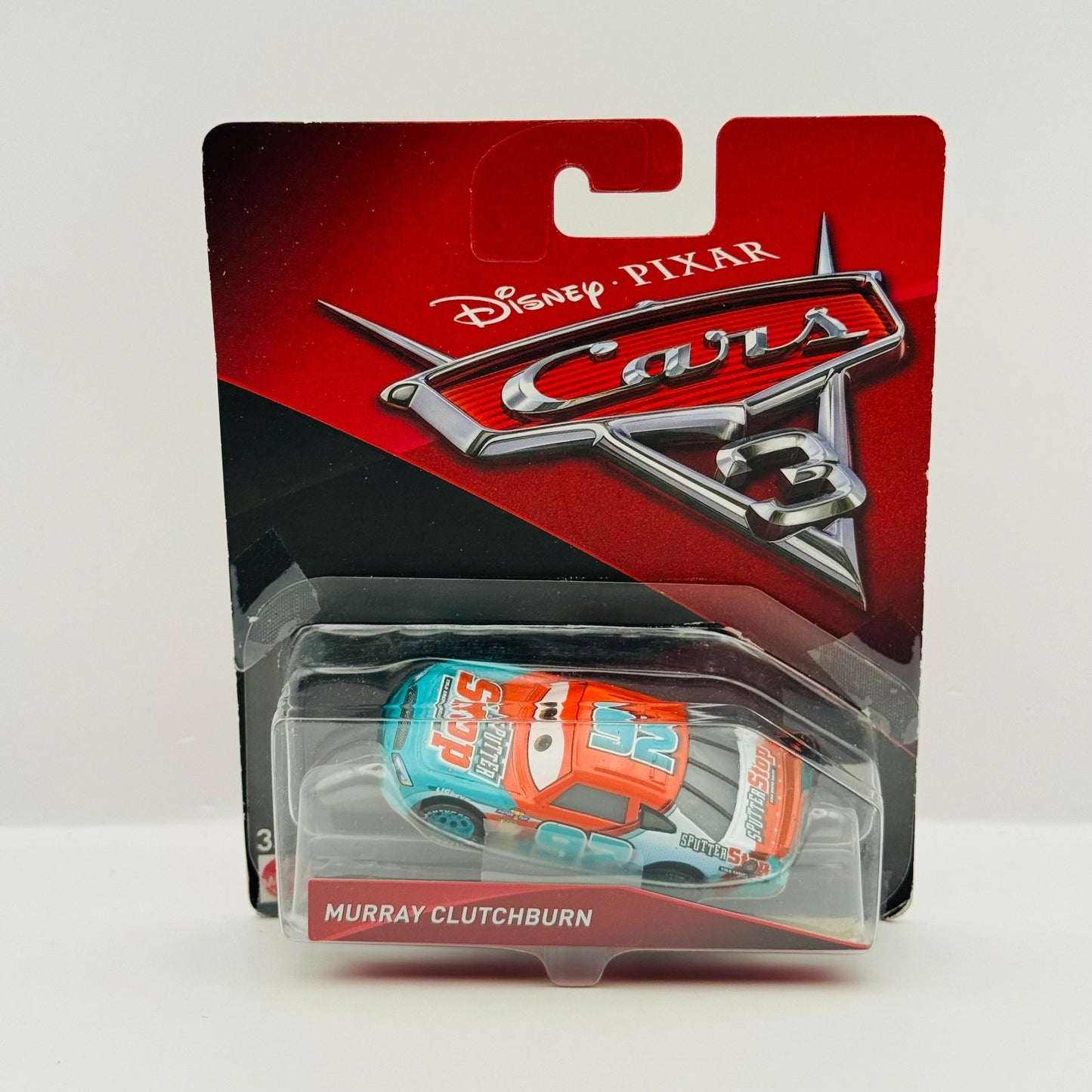 Disney Pixar Cars - MURRAY CLUTCHBURN SPUTTER STOP Cars 3 2017 - 1:55 Diecast