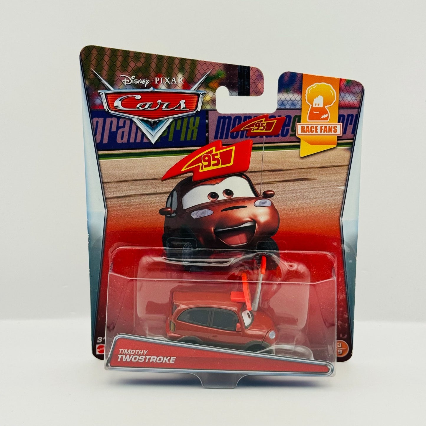Disney Pixar Cars - TIMOTHY TWOSTROKE Race Fans 2015 - 1:55 Diecast