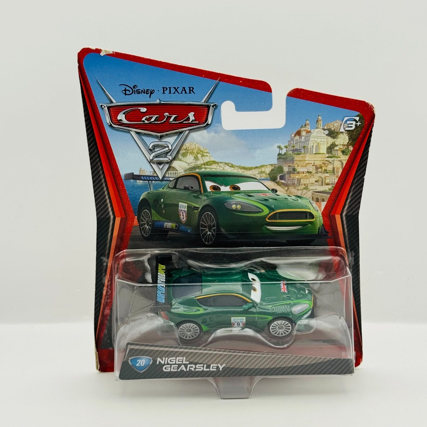 Disney Pixar Cars - NIGEL GEARSLEY WGP Cars 2 2011 - 1:55 Diecast