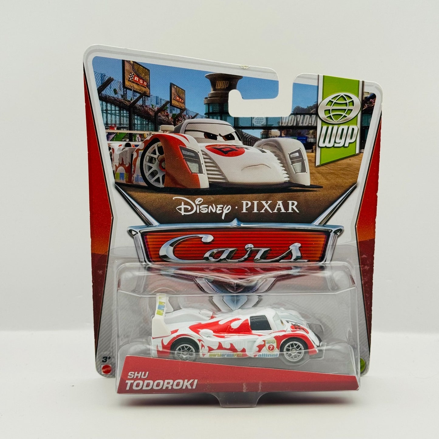 Disney Pixar Cars - SHU TODOROKI WGP Cars 2 2013 - 1:55 Diecast