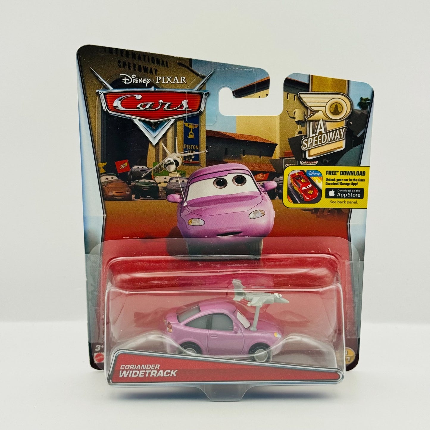Disney Pixar Cars - CORIANDER WIDETRACK LA Speedway 2016 - 1:55 Diecast