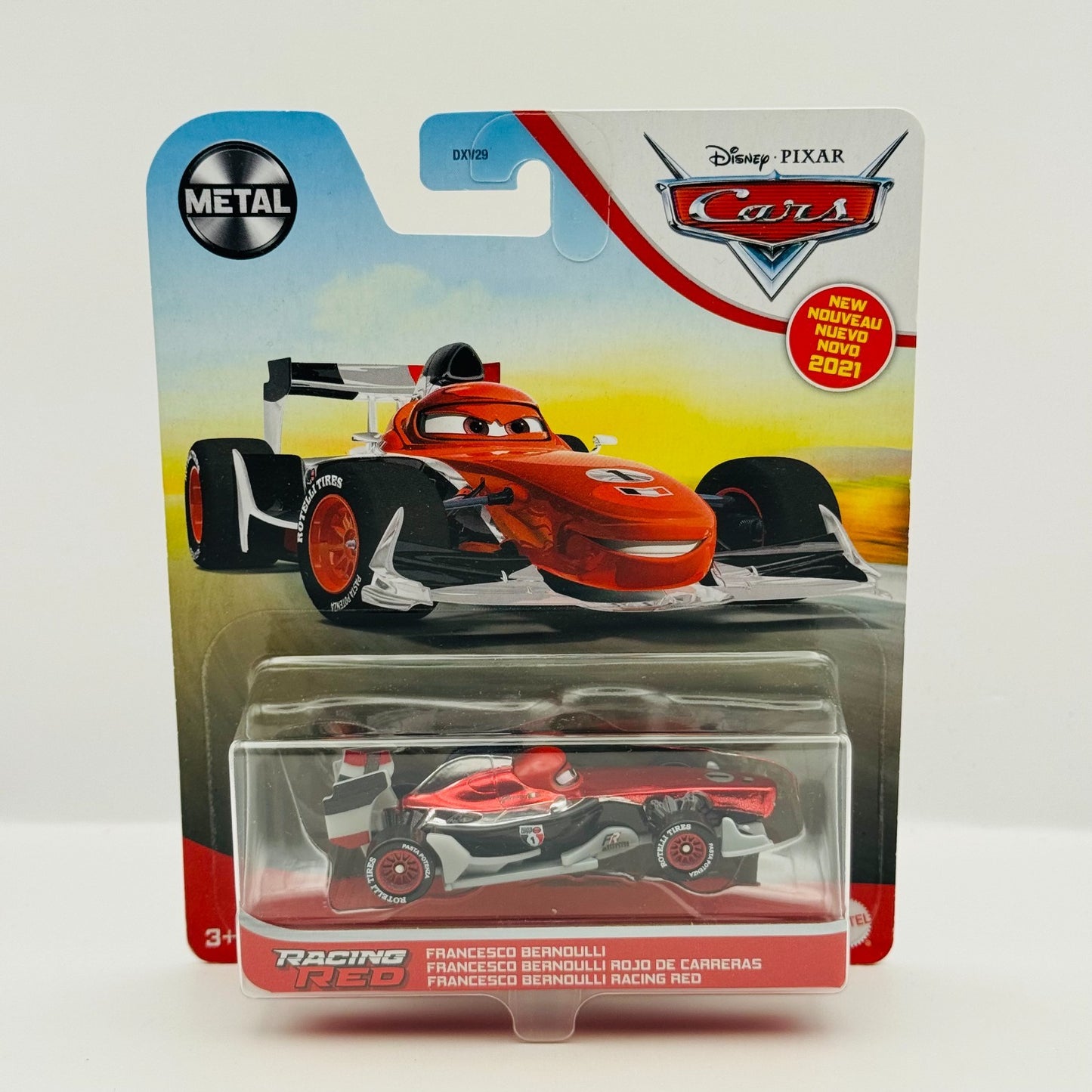 Disney Pixar Cars - RACING RED FRANCESCO BERNOULLI 2021 - 1:55 Diecast