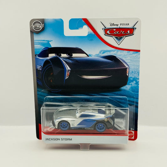 Disney Pixar Cars - METALLIC SILVER JACKSON STORM Scavenger Hunt - 1:55 Diecast