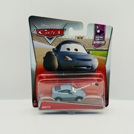 Disney Pixar Cars - MATTI Piston Cup Reporters 2017 - 1:55 Diecast