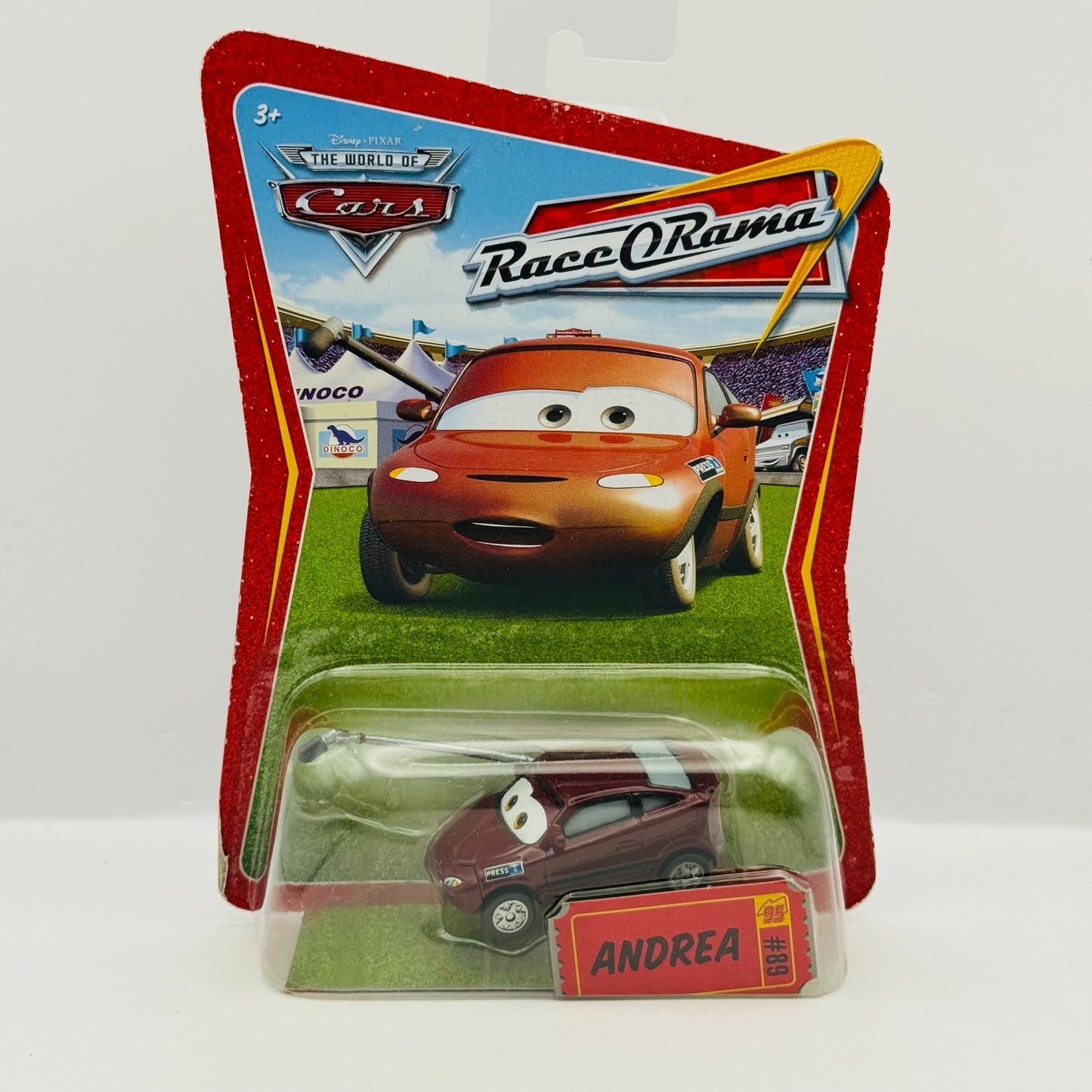 Disney Pixar Cars - ANDREA Race O Rama 2009 - 1:55 Diecast