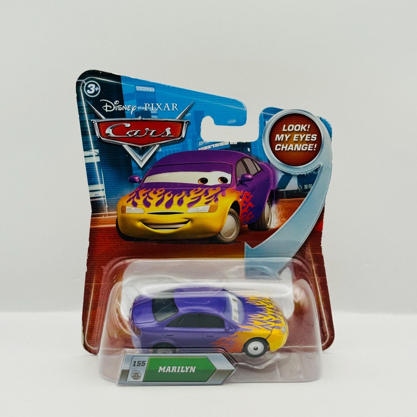 Disney Pixar Cars - LENTICULAR MARILYN My Eyes Change 2010 - 1:55 Diecast