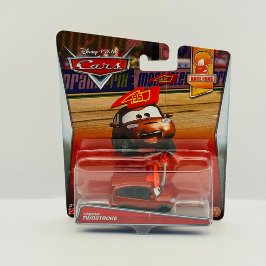 Disney Pixar Cars - TIMOTHY TWOSTROKE Race Fans 2017 - 1:55 Diecast