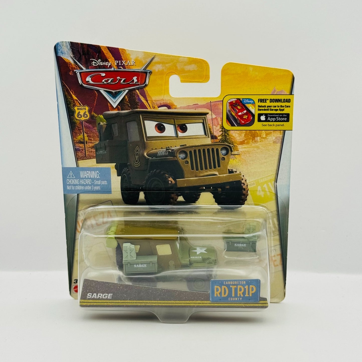 Disney Pixar Cars - ROAD TRIP SARGE RD TR1P - 1:55 Diecast