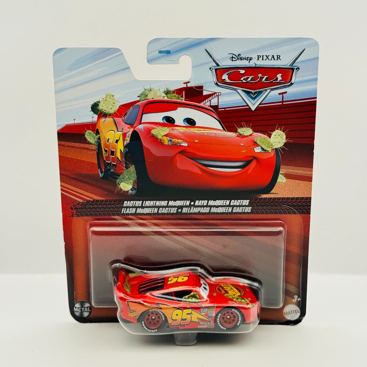 Disney Pixar Cars - CACTUS LIGHTNING MCQUEEN 2024 - 1:55 Diecast