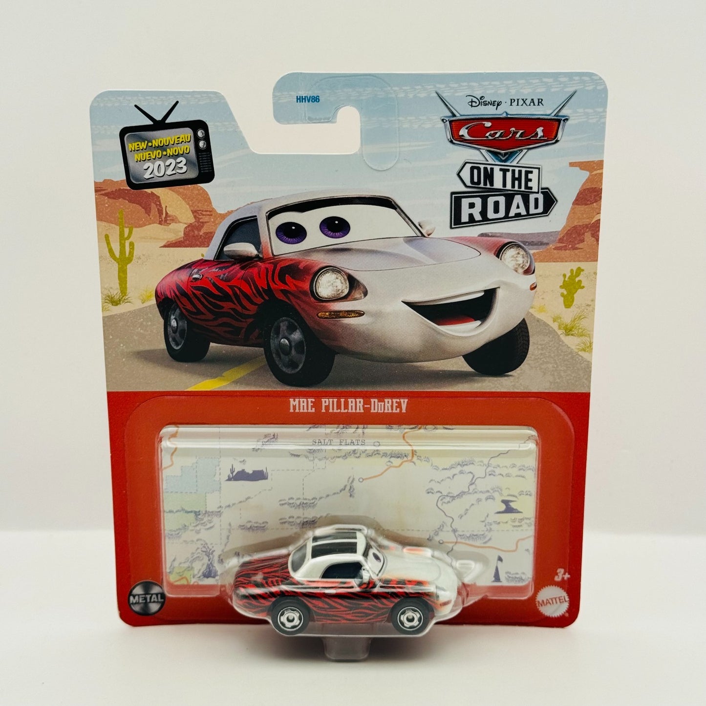 Disney Pixar Cars - MAE PILLAR-DUREV Cars On The Road 2023 - 1:55 Diecast