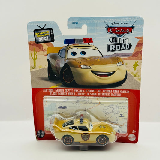 Disney Pixar Cars - MCQUEEN DEPUTY HAZZARD Cars On The Road 2023 - 1:55 Diecast