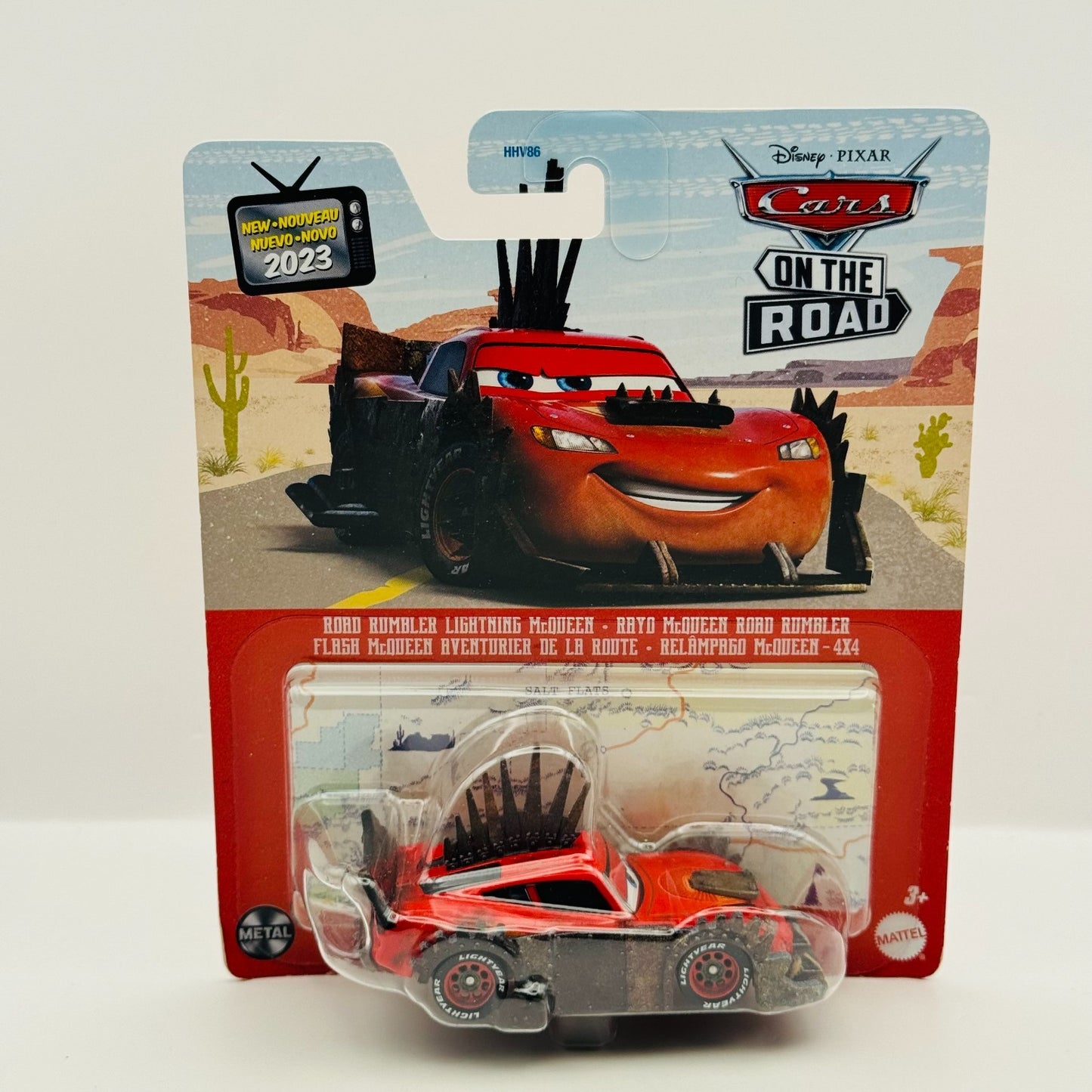 Disney Pixar Cars - ROAD RUMBLER MCQUEEN Cars On The Road 2023 - 1:55 Diecast