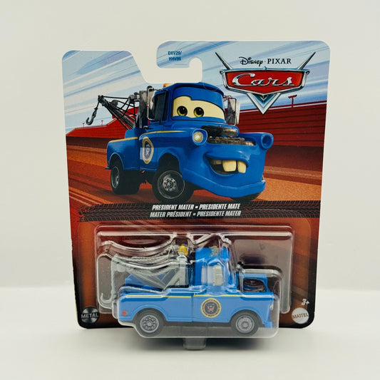 Disney Pixar Cars - PRESIDENT MATER On The Road 2024 - 1:55 Diecast