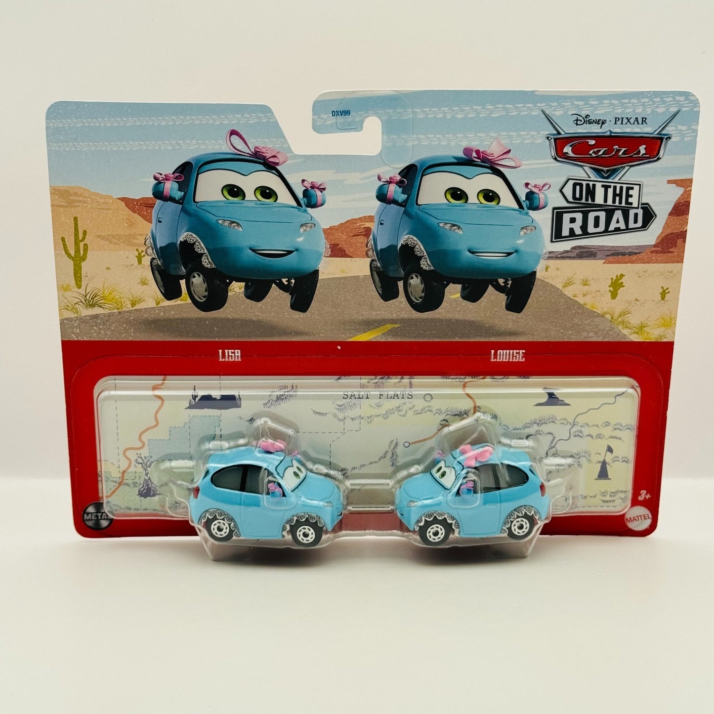 Disney Pixar Cars - LISA & LOUISE GHOSTS Cars On The Road - 1:55 Diecast