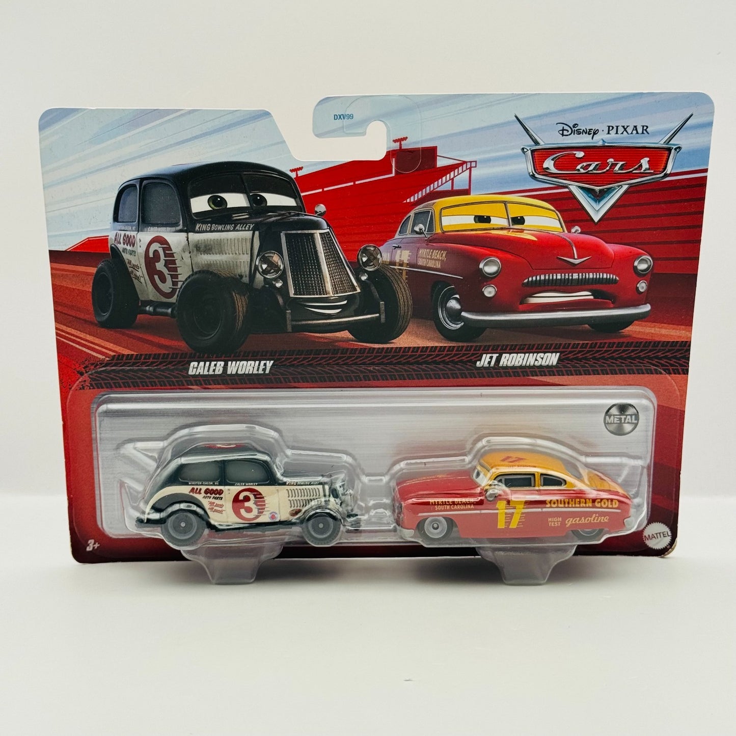 Disney Pixar Cars - CALEB WORLEY & JET ROBINSON Thomasville 2022 - 1:55 Diecast