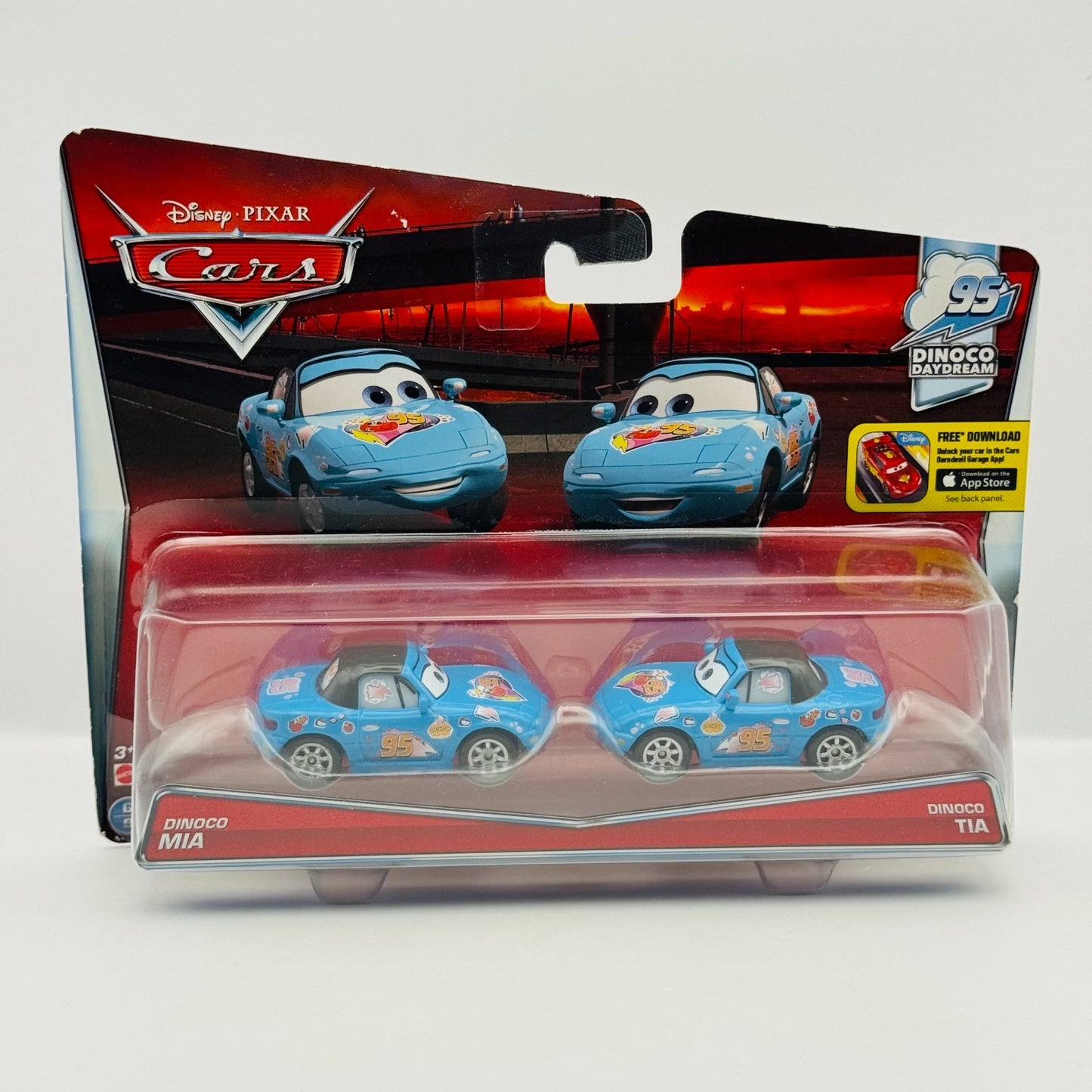 Disney Pixar Cars - DINOCO MIA & TIA Dinoco Dream 2016 - 1:55 Diecast