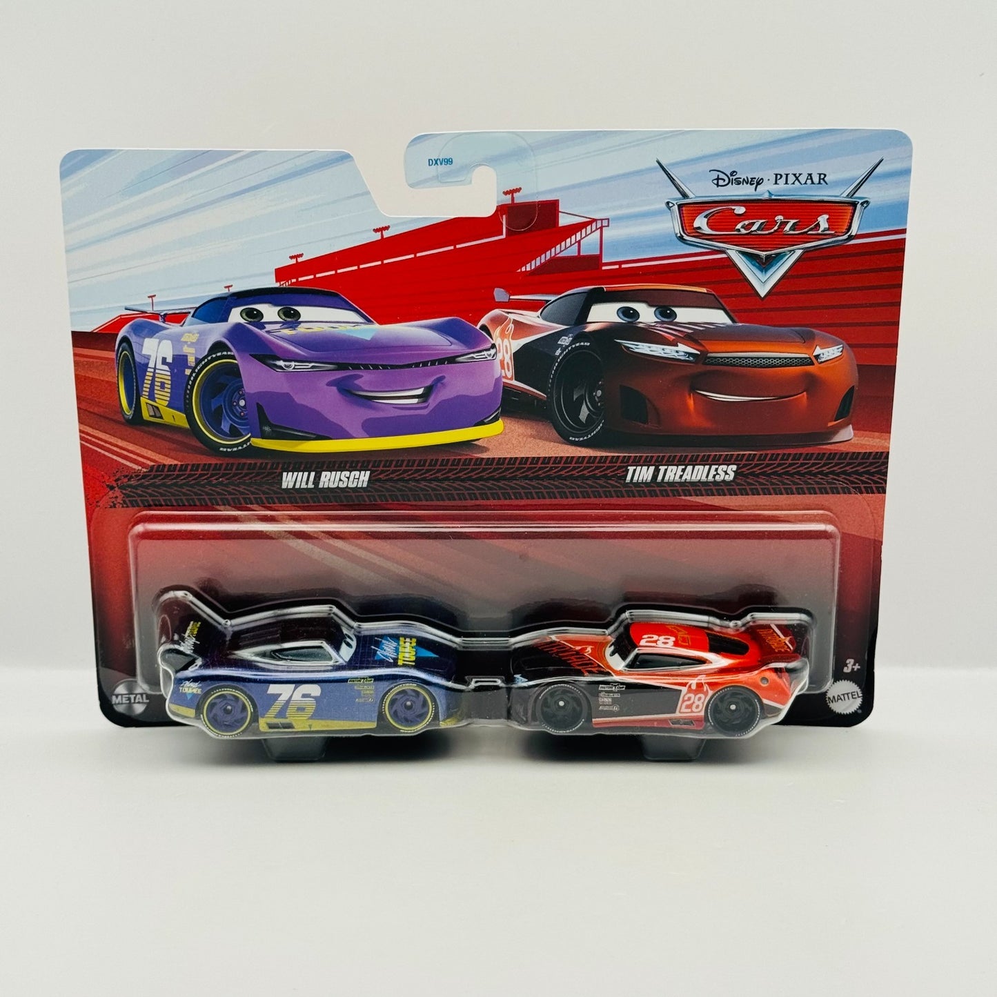Disney Pixar Cars - WILL RUSCH VINYL TOUPEE & TIM TREADESS 2024 - 1:55 Diecast