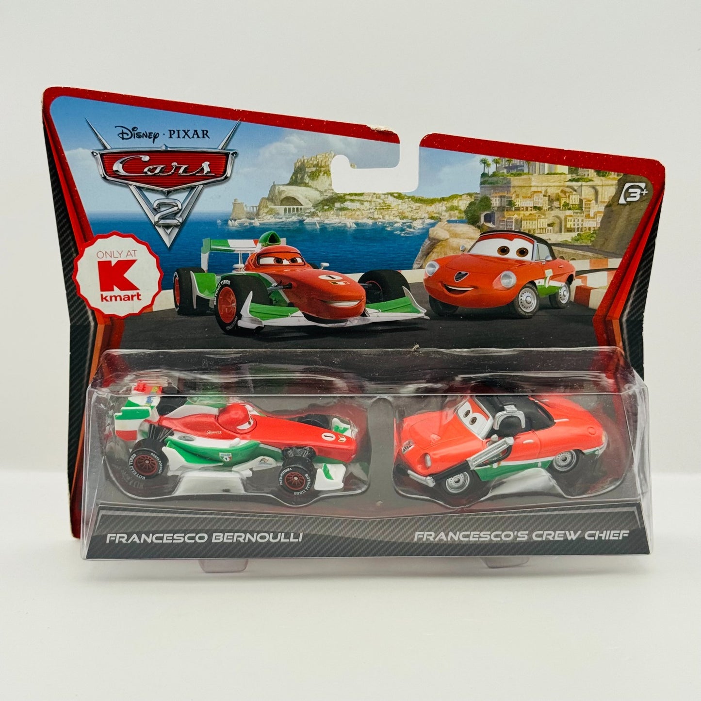 Disney Pixar Cars - FRANCESCO BERNOULLI & GIUSEPPE MOTOROSI Cars 2- 1:55 Diecast