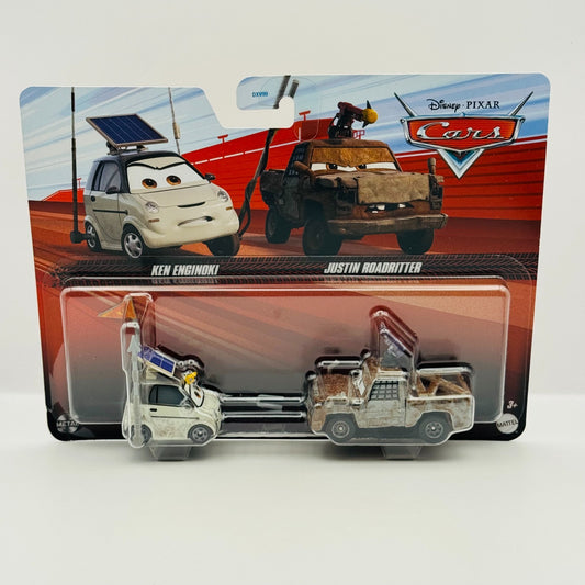 Disney Pixar Cars - KEN ENGINOKI & JUSTIN ROADRITTER 2024 - 1:55 Diecast