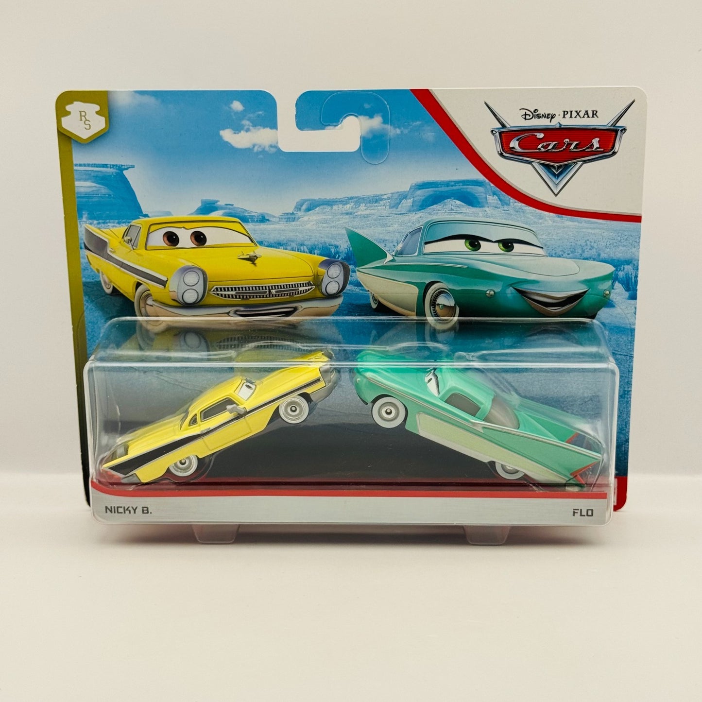 Disney Pixar Cars - NICKY B & FLO Blue Desert 2020 - 1:55 Diecast