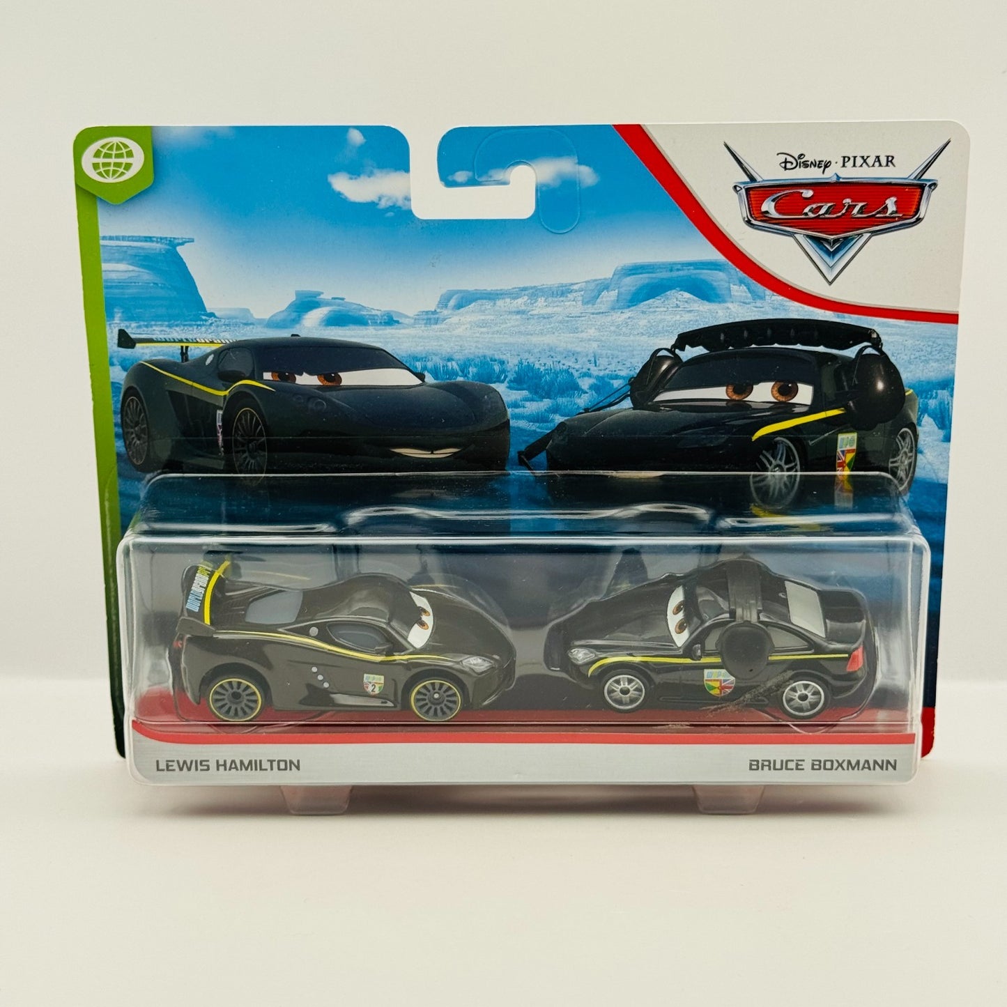Disney Pixar Cars - LEWIS HAMILTON & BRUCE BOXMANN WGP Blue 2020 - 1:55 Diecast