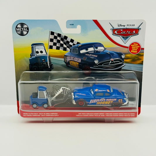 Disney Pixar Cars - DOUBLE CLUTCH DALEY & FABULOUS DOC HUDSON 2021 1:55 Diecast