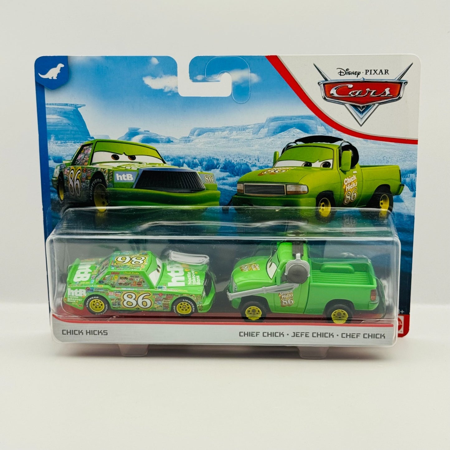 Disney Pixar Cars - CHICK & CHIEF CHICK HICKS HTB CREW 2020 - 1:55 Diecast