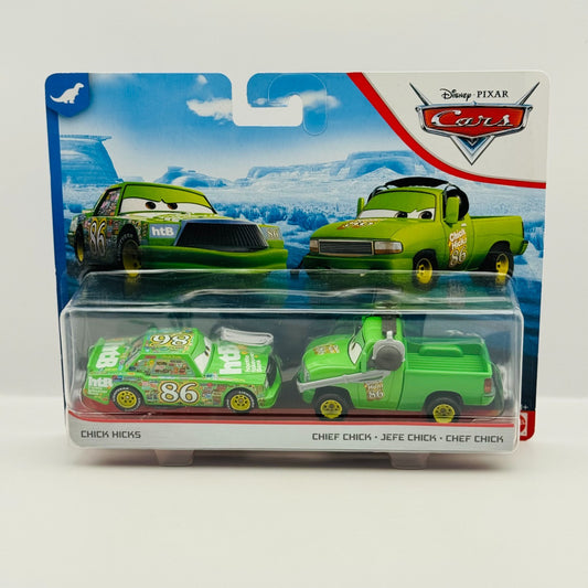 Disney Pixar Cars - CHICK & CHIEF CHICK HICKS HTB CREW 2020 - 1:55 Diecast