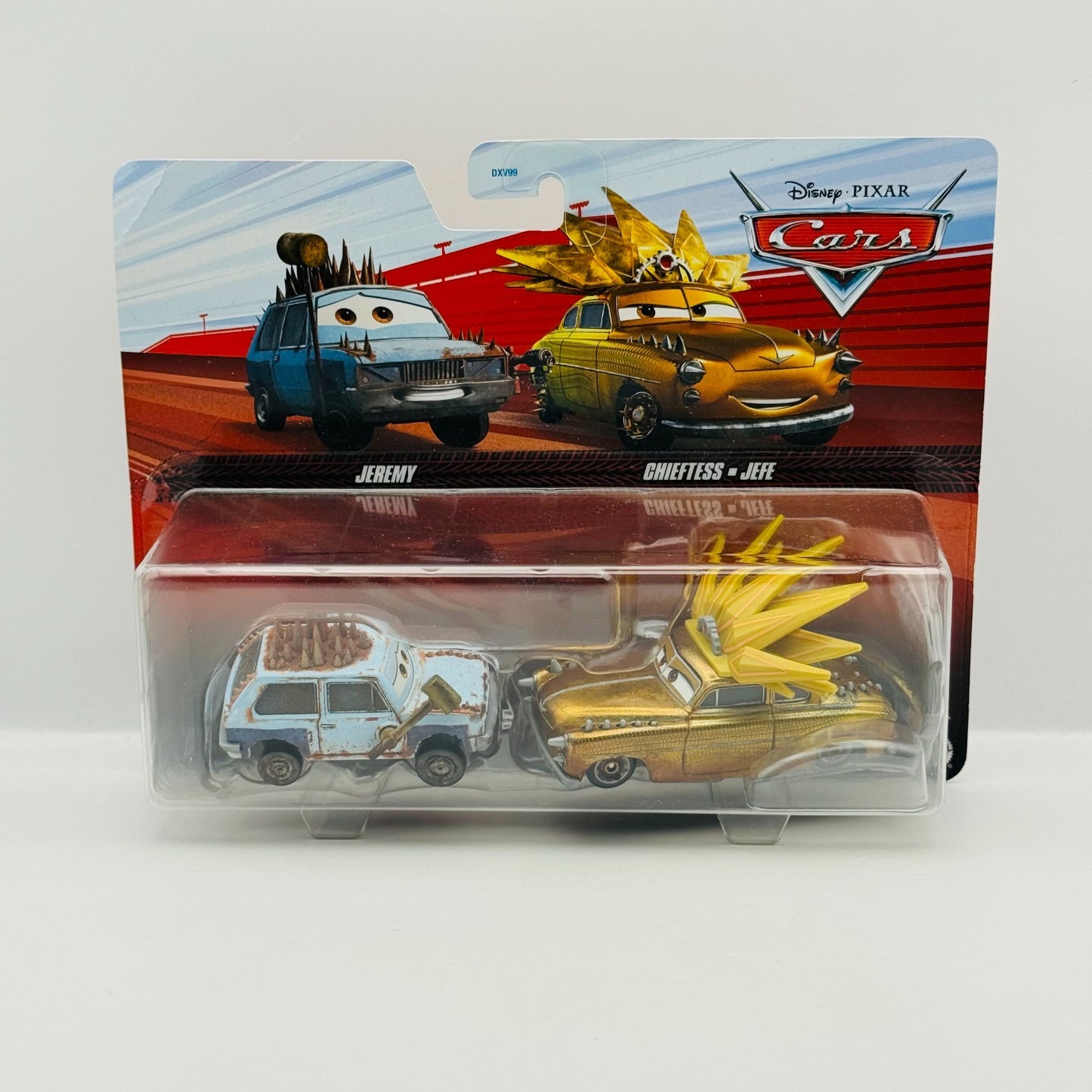 Disney Pixar Cars - JEREMY & CHIEFTESS On The Road - 1:55 Diecast