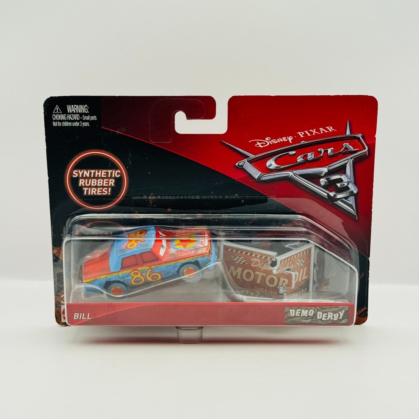 Disney Pixar Cars - BILL RUBBER TIRES Thunder Hollow Demo Derby - 1:55 Diecast