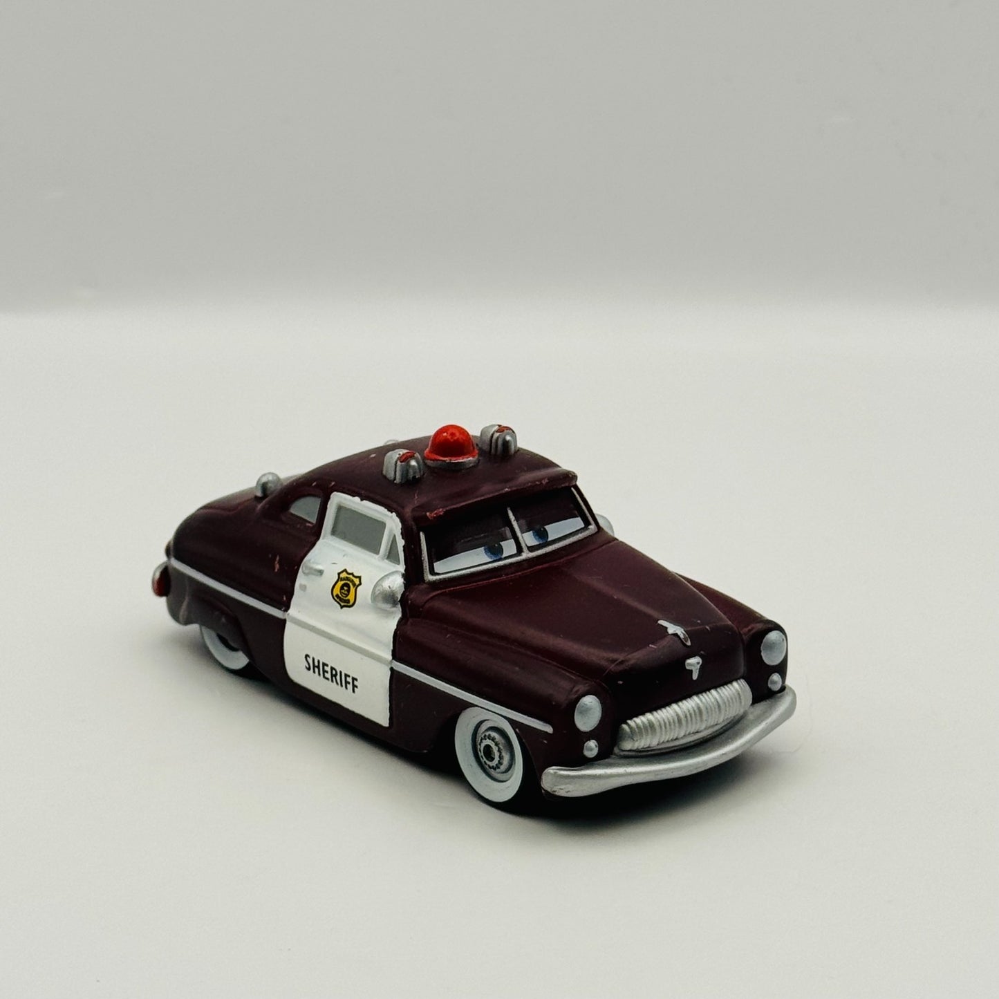 Disney Pixar Cars - COLOR CHANGERS SHERIFF RED/BLACK - 1:55 Scale