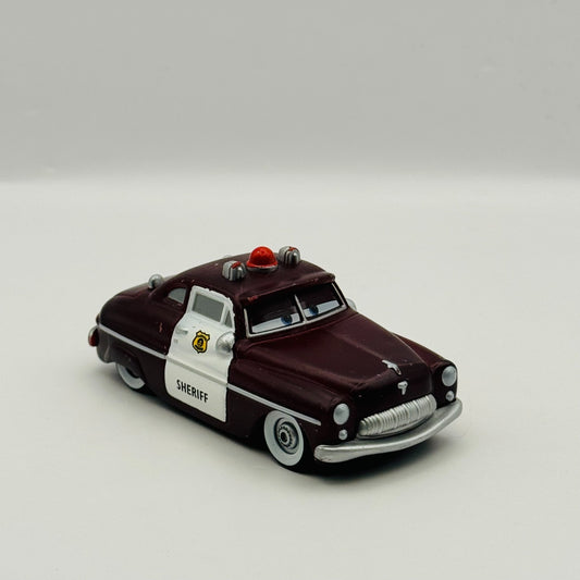 Disney Pixar Cars - COLOR CHANGERS SHERIFF RED/BLACK - 1:55 Scale