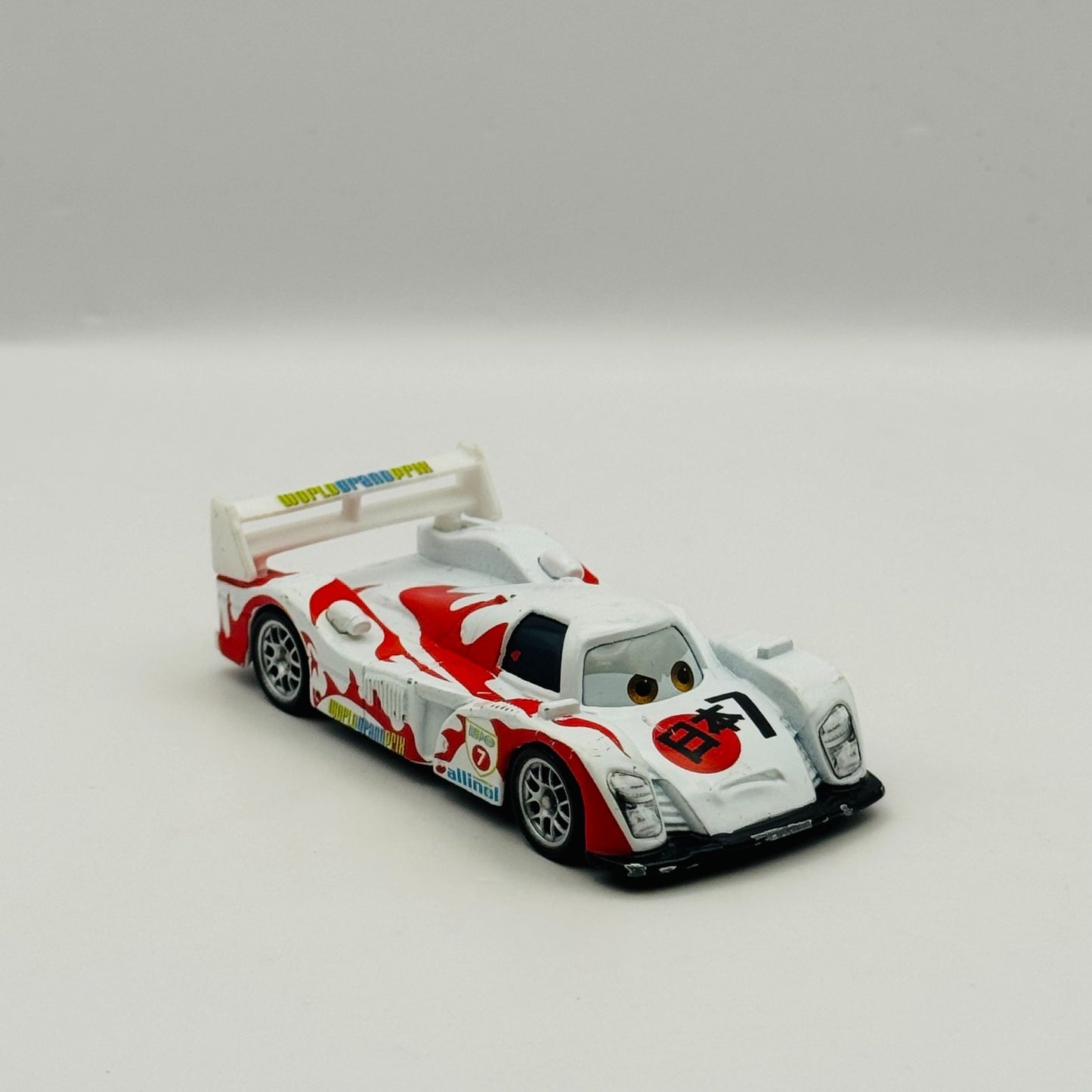 Disney Pixar Cars - SHU TODOROKI WGP Cars 2 2011 - 1:55 Diecast