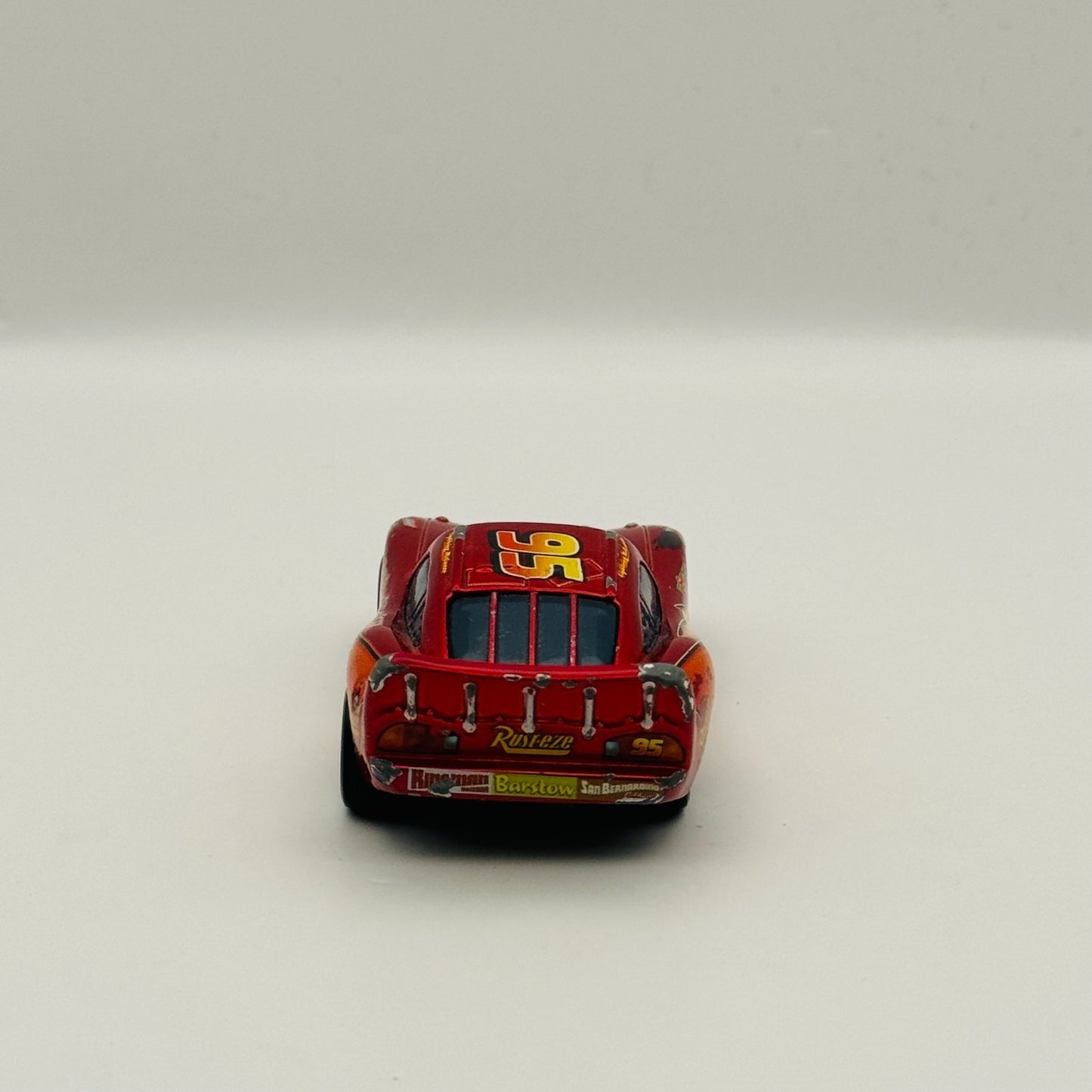 Disney Pixar Cars - LIGHTNING MCQUEEN MIT AUFKLEBERN German Promo - 1:55 Diecast