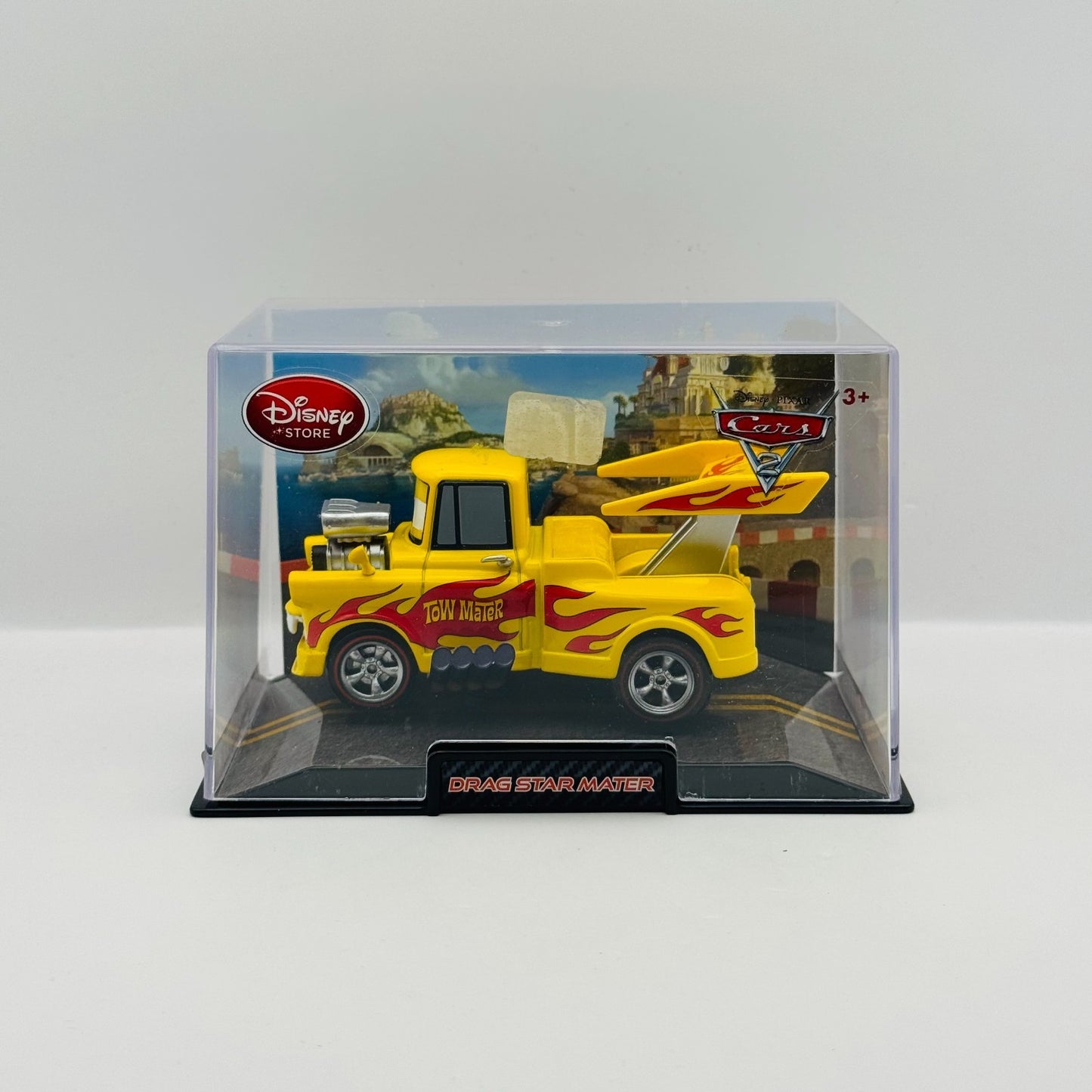 Disney Pixar Cars - DRAG STAR MATER FUNNY CAR HOT ROD Disney Store -1:43 Diecast