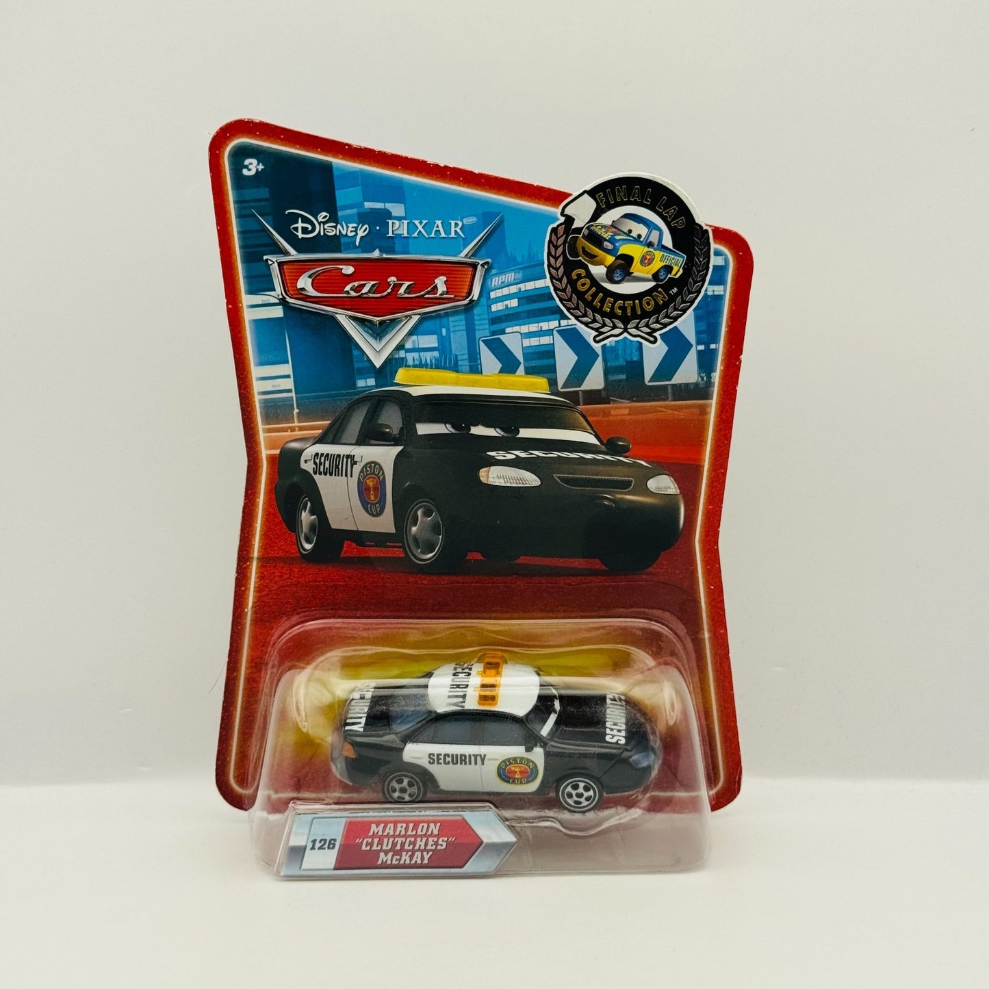 Disney Pixar Cars - MARLON "CLUTCHES" McKAY Final Lap 2010 - 1:55 Diecast