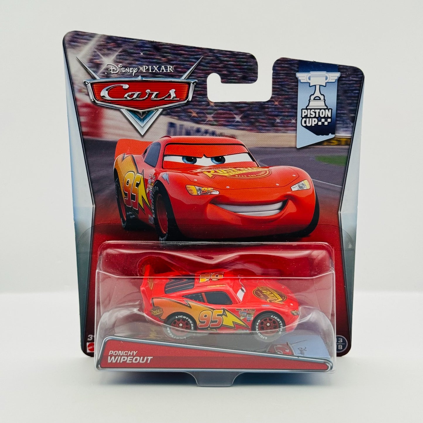 Disney Pixar Cars - DETERMINED LIGHTNING MCQUEEN Piston Cup 2015 - 1:55 Diecast
